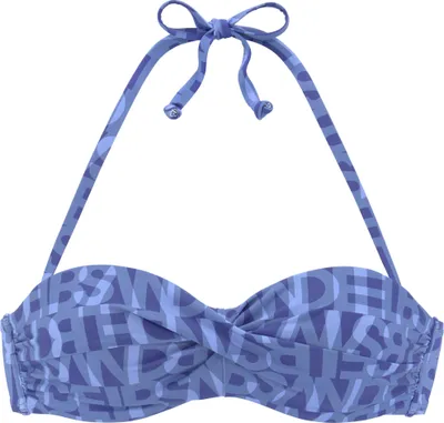 Produktbild von Elbsand Bügel-Bandeau-Bikini-Top Letra blau Größe 42 Cup E