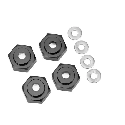 Imagen del producto de Acoplador hexagonal para modelos a control remoto, Adaptador hexagonal para modelos a control remoto, Adaptador hexagonal para ruedas de modelos a control remoto, Eje hexagonal para ruedas de modelos a control remoto, Adaptador de transmisión para eje hexagonal de ruedas, Accesorios para modelos a control remoto