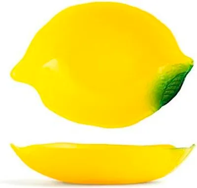 Produktbild von Schale Citrus aus Glas in Zitronenform – Gelb, 17 cm