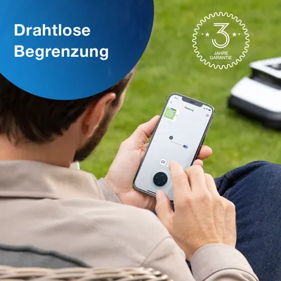 Produktbild von ECOVACS Rasenmähroboter GOAT G1 mit kabelloser Einstellung der Mähgrenzen
