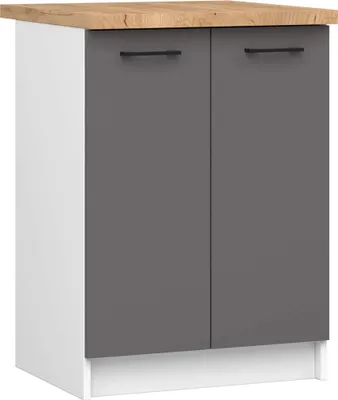 Immagine prodotto di Akord Armadietto Oliwia Con Piano Bianco‑Grigio/Grafite 46X60X85 Cm
