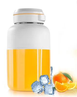 Produktbild von Juice Mixer Smoothiemixer 1.2L Standmixer to Go  Tragbarer 10 Klingen USB Wiederaufladbar für Obst Gemüse Nüsse Küche