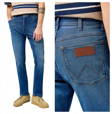 Produktbild von WRANGLER | River Straight Jeans Herren Blue Outlaw W33 L34