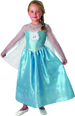 Zdjęcie produktu dla Kostium Elsy Frozen™ deluxe dla dziewczynek w wieku od 7 do 8 lat