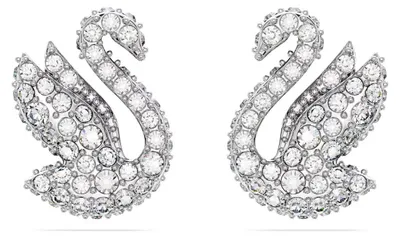 Produktbild von SWAROVSKI Ohrstecker Damen Schwan Weiß Rhodiniert SWAN 5647873