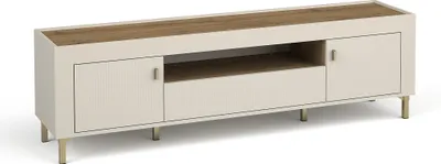 Produktbild von Fernsehschrank Mossa Mo8 Tv-Lowboard 177X52X40Cm Unterschrank Hängend Oder Stand 2 Türen 1 Schublade Cashmere