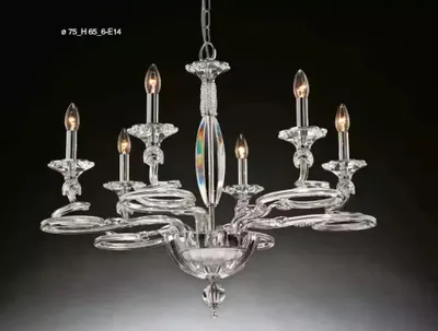 Obrázek produktu pro Křišťálový skleněný lustr lampa závěsný lustr klasický lustr