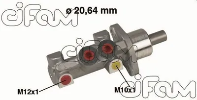 Produktbild von CIFAM 202-420 Bremszylinder Hauptbremszylinder für RENAULT CLIO II (BB0/1/2, CB0/1/2) CLIO II Kasten (SB0/1/2) Thalia I (LB) THALIA II (LU1/2)