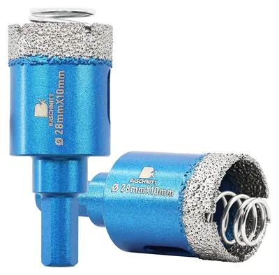 Produktbild von Set mit 2 Diamantbohrern für Fliesen und Naturstein