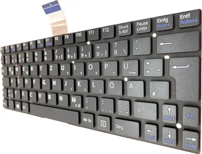 Zdjęcie produktu dla GERMAN - czarna bez ramki Klawiatura kompatybilna z N0K086 / HMB8808