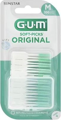 Image de GUM Soft-Picks Medium s fluorure, ISO 1, 100 ks