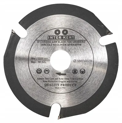 Produktbild von INTER KERT Kreissägeblatt für Holz 125 mm 3 Zähne