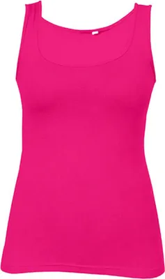 Produktbild von Single-Jersey Tank Top Damen, Pink, S
