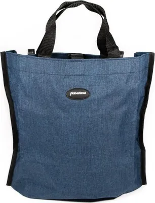 Produktbild von Haberland Extra Bag schwarz, Größe L - faltbare Fahrradtasche mit 12 l Zusatz...