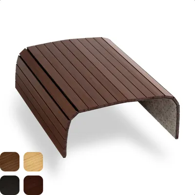 Produktbild von Tuko Sofatablett Armlehne Flexibel Bambus - Braun
