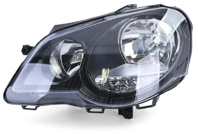 Immagine prodotto di Faro anteriore nero per VW Polo 9N3 dal 2005 al 2009, anche per la versione GTI