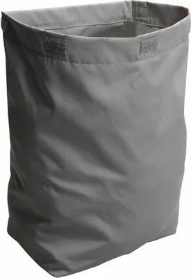 Image de Panier à linge en tissu 310x500x230mm, Velcro, Gris