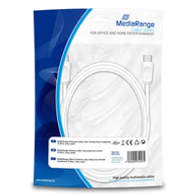 Immagine prodotto di MediaRange MRCS163 MediaRange Antenen-Kabel Koax-Stecker/Kupplung 75Ohm 3.0m we