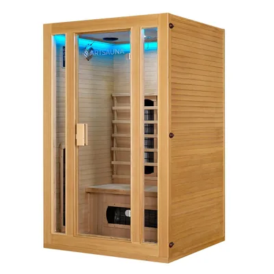 Zdjęcie produktu dla Sauna na podczerwień Nyborg S120K 30152, podwójna technologia, 120 x 105 x 190 cm