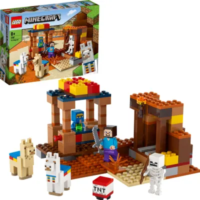 Produktbild von LEGO 21167 Minecraft Der Handelsplatz, Bauset mit Figuren