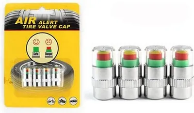 Produktbild von 4 Teile/satz Autos Reifen Luftdruck Monitor 3 Farbe Alarm Anzeige Ventil