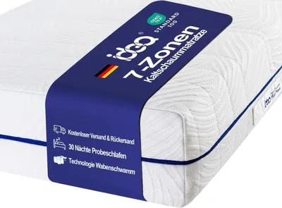 Produktbild von Matratzen 90 x 200 cm - Kaltschaummatratzen - Orthopädische Matratzen - 7-Zonen-Matratzen - Ergonomische Matratzen