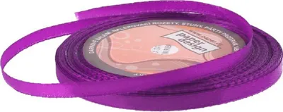 Zdjęcie produktu dla Wstążka satynowa 6 mm/32 m - ciemnofioletowa