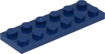 Produktbild von Lego® 2x6 Platte 3795 - 250 Stück Dunkelblau