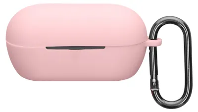 Produktbild von kwmobile Schutzhülle für Sony WF-C710N Hülle - TPU Silikon Case für Kopfhörer Ladecase - stoßfestes Cover mit Karabiner - Altrosa