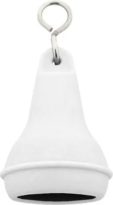 Produktbild von CombiCraft Hotelschlüsselanhänger Mayfair mit offenem Boden 41x70mm Weiß - 50 Stück