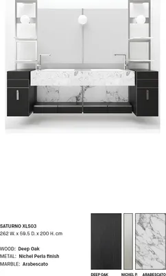 Image de Schwarzes italienisches Badwaschbecken Klassischer Schrankwaschtisch