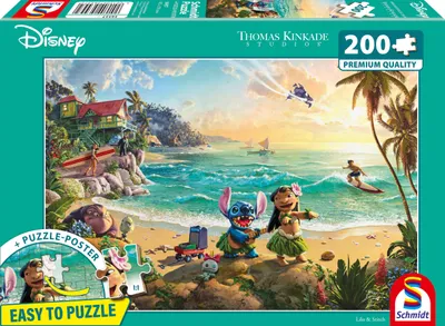 Produktbild von Schmidt Spiele Thomas Kinkade Studios: Disney - Lilo & Stitch, Puzzle