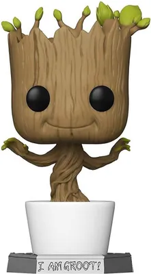 Produktbild von Funko Pop! Guardiani Della Galassia Marvel Tanzende Groot-figur 45 Cm Braun  Braun One Size
