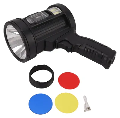 Immagine prodotto di Faro portatile solare, multifunzionale, impermeabile, super luminoso, faro di emergenza, lunga durata in standby per la pesca, il campeggio all'aperto