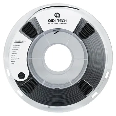 ABS GF25 Filament 1,75 mm, 500 g, schwarz, glasfaserverstärkt