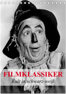 Produktbild von Filmklassiker - Kult in schwarz-weiß (Tischkalender 2026 DIN A5 hoch), CALVENDO Monatskalender