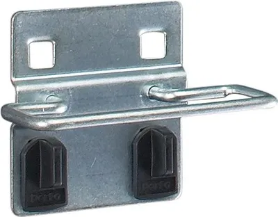 Image de Support en U L75xP20xD6 mm lot de 5 pour plaques perforées