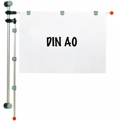 Obrázek produktu pro MAUL nástěnný držák plánu A0 9 x 140 x 108 cm šedý