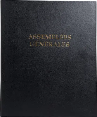 Produktbild von Exacompta 6x "GENERALVERSAMMLUNGREGISTER "" ECO ''" - Schwarz - 46210E