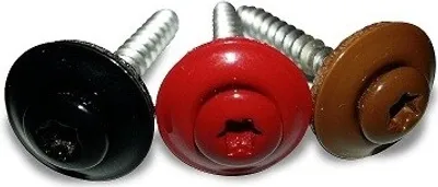 Produktbild von Klemmschraube + EPDM, RAL 9010 4,5 x 25 A2 - d.p.m. 15mm, TX20, weiß - Packung mit 200 Stück