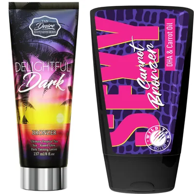 Image de Set Bronzer Tan Desire Delightful Dark + Wild Tan Sexy Carrot