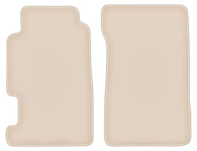 Produktbild von DURBAN Beige Velours-Fußmatten vorne für Honda Prelude IV Coupé (1991-1996)