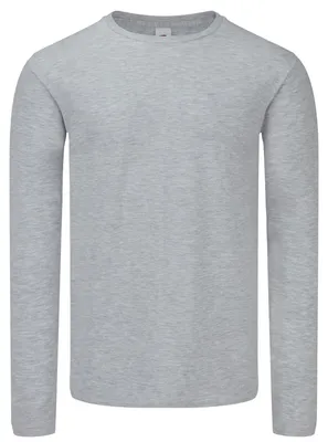 Produktbild von Fruit of the Loom - "Iconic" T-Shirt für Herren/Damen Uni LT1439 (5XL) (Grau meliert)