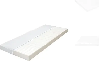 Image de vidaXL Matelas 160 x 200 cm 7 zones moussePolyuréthane10 cm H2 H3 - Matelas