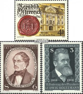 Produktbild von Briefmarken Österreich 1981 Mi 1675,1676,1677 (kompl.Ausg.) postfrisch Sondermarken