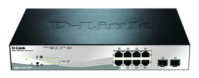 Produktbild von D-Link DGS-1210-10P 10-Port Web Smart Gigabit PoE Switch