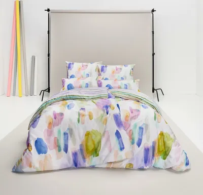 Produktbild von Estella Mako-Satin Bettwäsche Fancy multicolor 155x220 cm + 80x80 cm