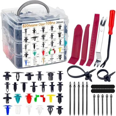 Produktbild von Universal Befestigungsclips 925PCS mit Demontagewerkzeugen für Auto Türverkleidung Stoßstange Zierleisten