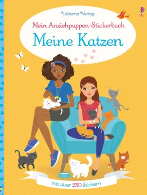 Produktbild von Mein Anziehpuppen-Stickerbuch: Meine Katzen