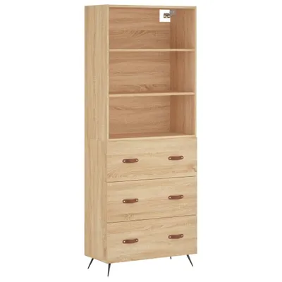 Zdjęcie produktu dla vidaXL Deska wysoka dąb sonoma 69,5x34x180 cm Materiał drewnopochodny